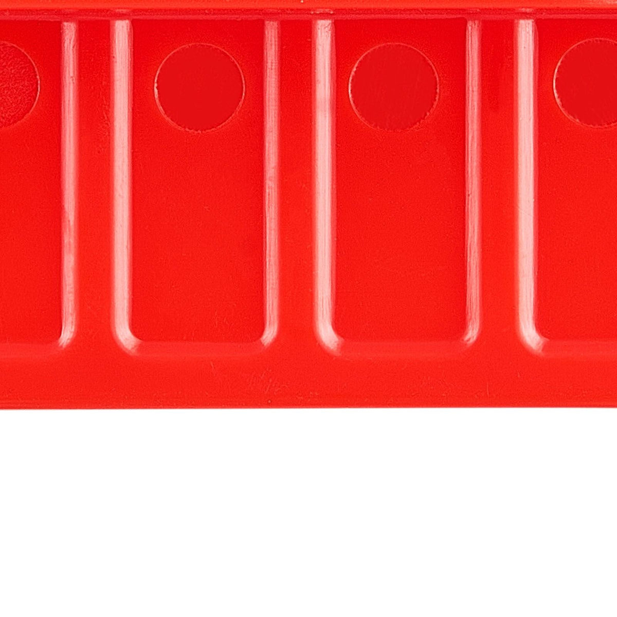 20-Pack 1/8 Inch Deck Board Spacers, Bright Red Gap Jig Rings for Easily Spotting, Easy Pull, ABS Decking Jig Spacing Tool for Composite, PVC, Hardwood, Pressure-Treated Planks, Terrace, Garden