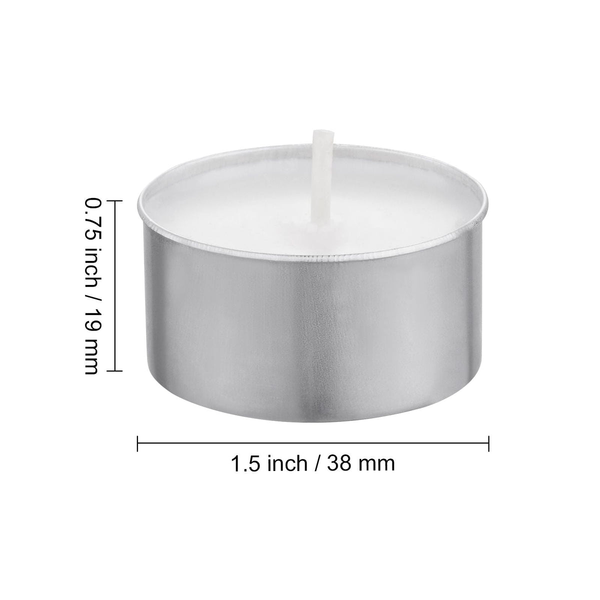 200 Pack Unscented Tea Lights Candles 6.5 Hours Long Burning Smokeless Tealight Candles, Dripless with Aluminum Cups, Natural Palm Wax Votive Candles for Home, Weddings, Christmas, White