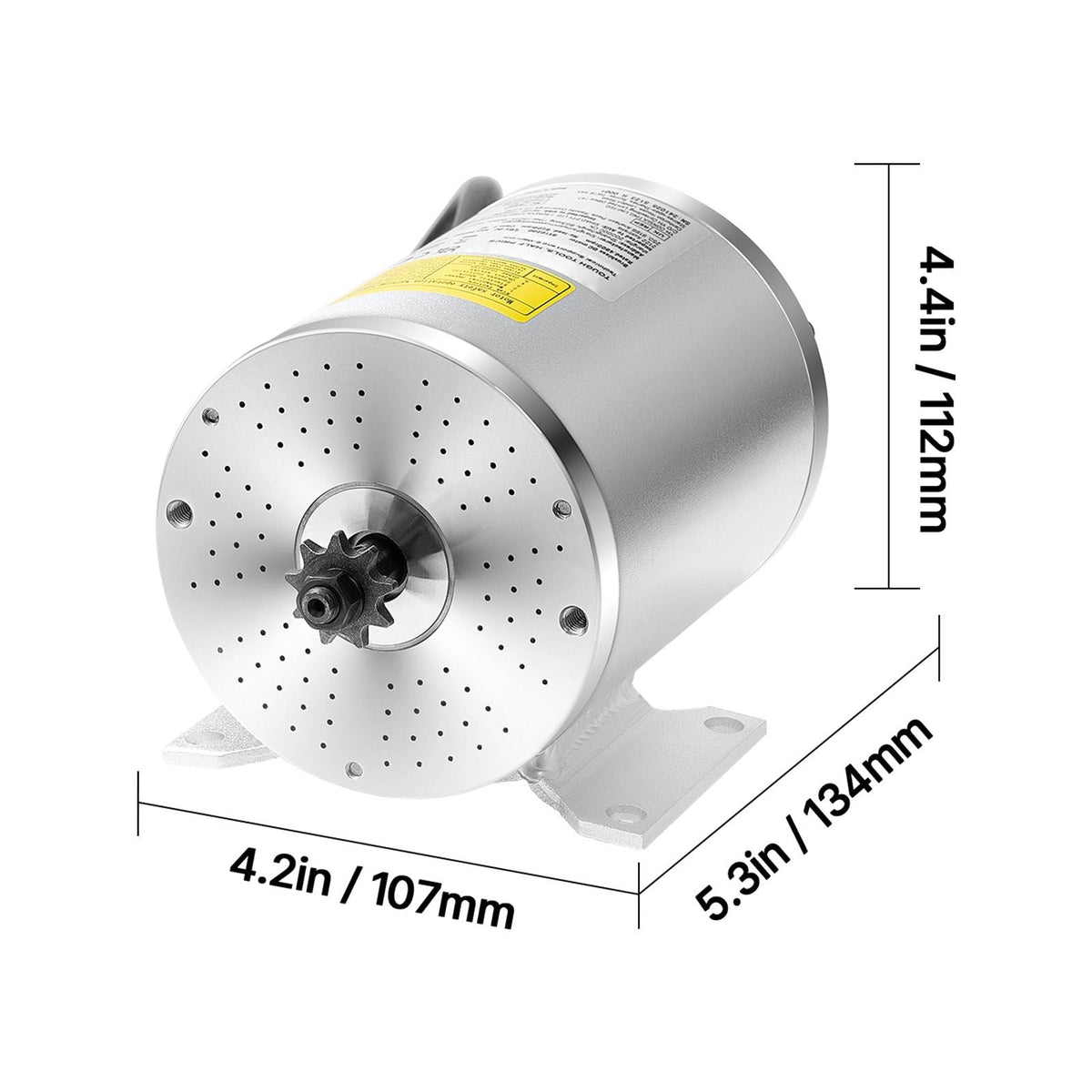 2000W Electric Brushless DC Motor Kit - 60V 4500rpm Motor with Upgraded Speed Controller for Go Karts E-Bike Motorcycle Scooter