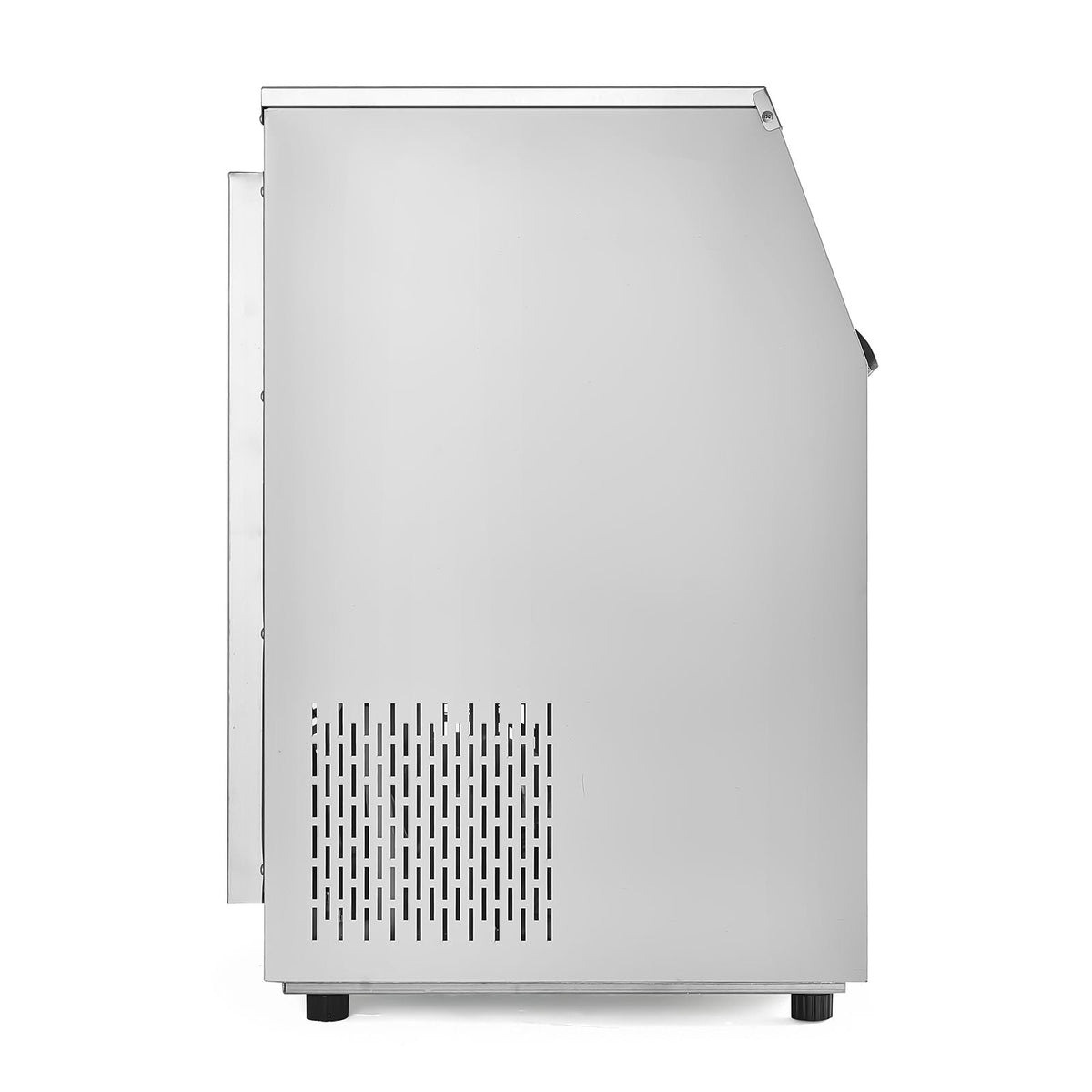 200lbs/24H Commercial Ice Maker Machine, 66lbs Storage Capacity Ice Maker with Drain Pump, 108 Ice Cubes in 15 Minutes, LED Digital Display Freestanding Self-Cleaning for Bar Office Restaurant