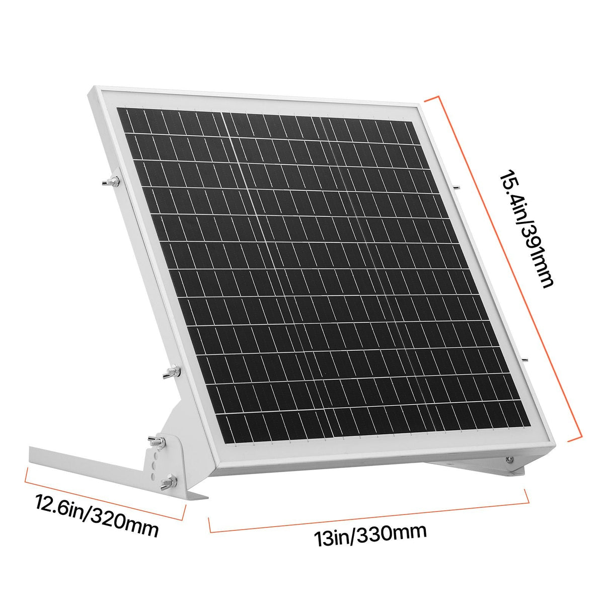 20W 12V Solar Battery Trickle Charger Maintainer, Mono Solar Panel Battery Charger with Built-in MPPT Controller & Adjustable Mount Bracket, IP65 Waterproof for Car Boat RV Trailer House Roof