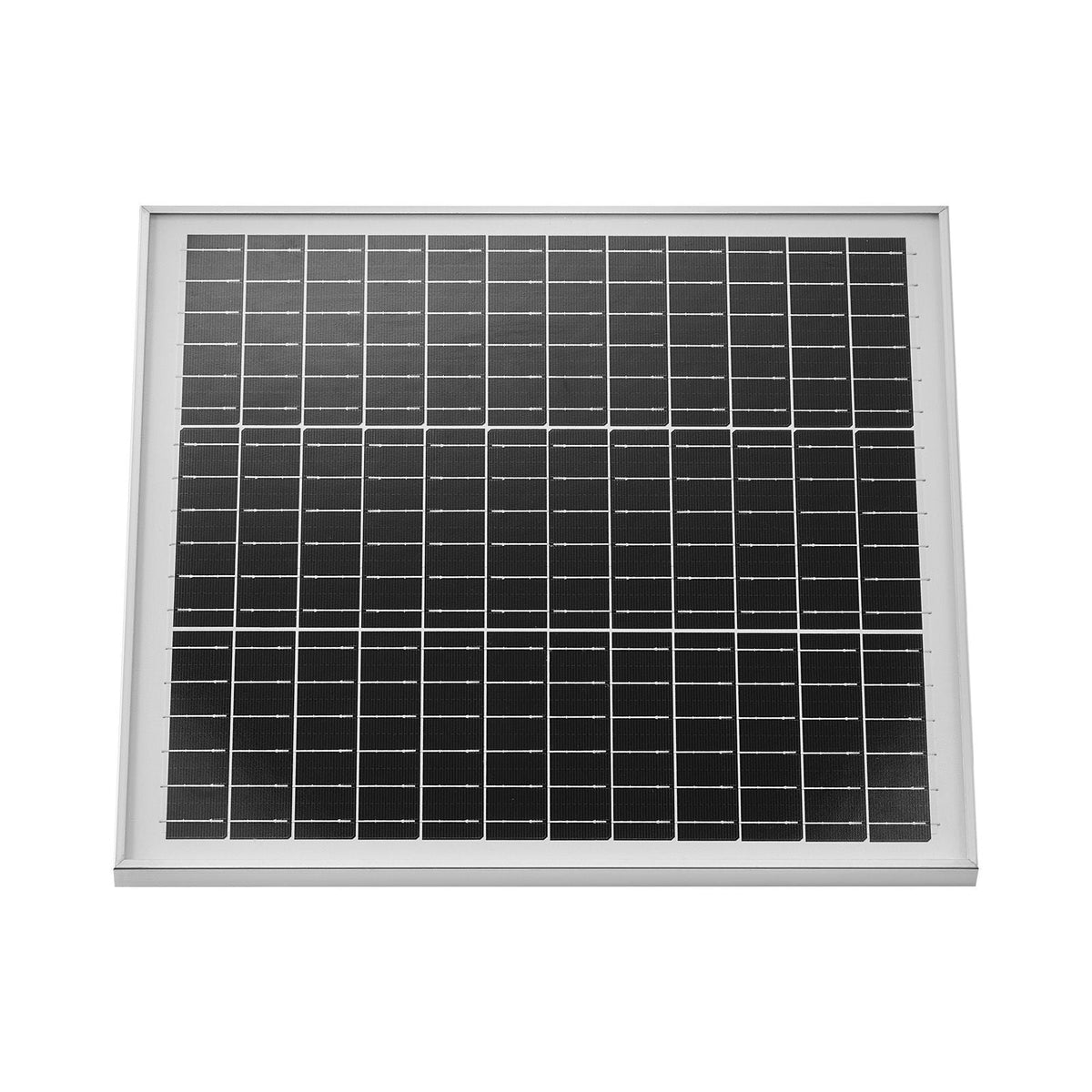 20W 12V Solar Panel Battery Charger, Solar Battery Trickle Charger Maintainer with Built-in Controller & 0-60° Adjustable Pole Mount Bracket, IP67 for Gate Fence Farm Lawn (Fit 1.5" - 3" Poles)