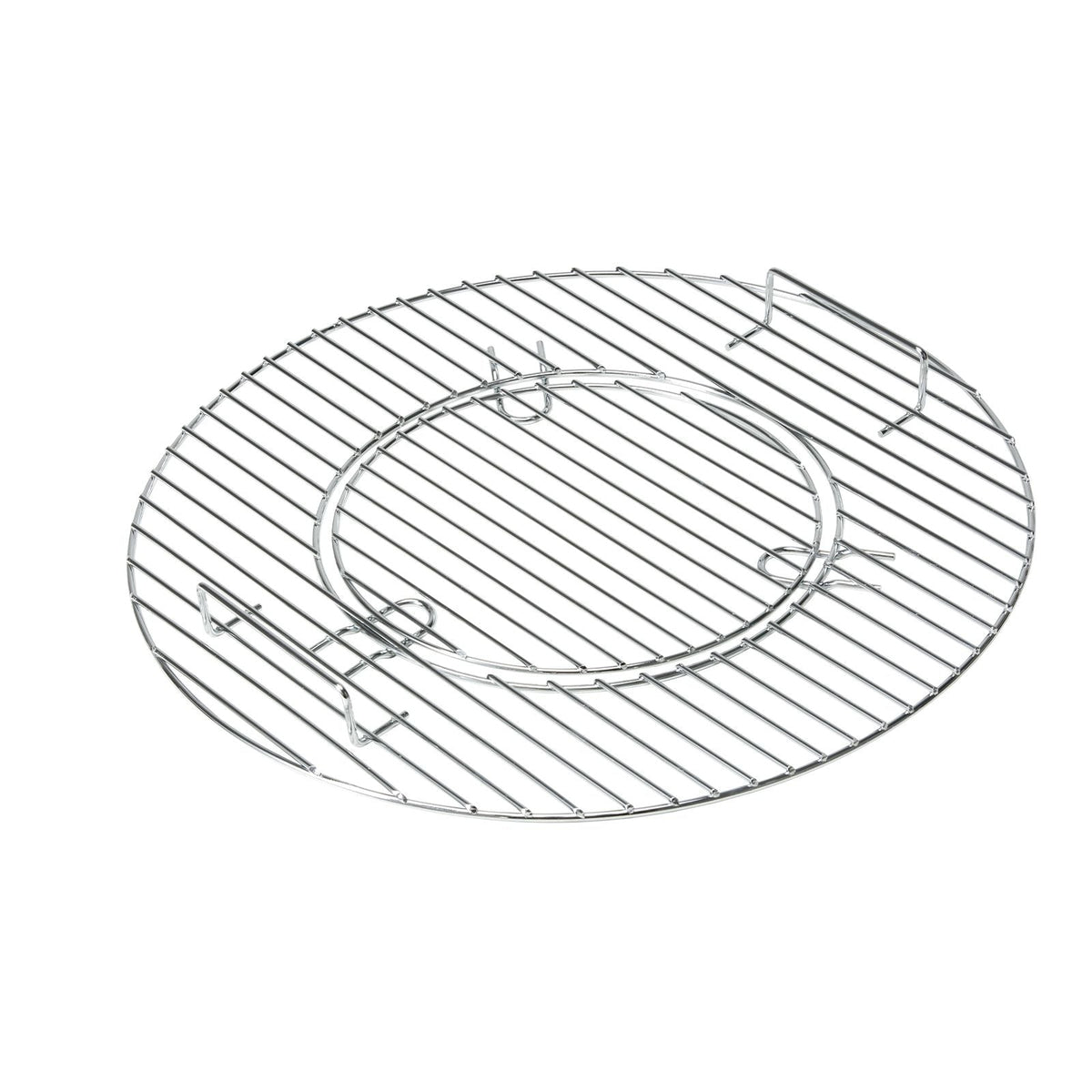 21 Inch Cooking Grate for 21 inch Kettle Grill, Round Replacement Charcoal Grates, Iron Gas Grill Replacement Parts for Outdoor Cooking, Barbecue Camping, Picnic, Patio and Backyard, Silver