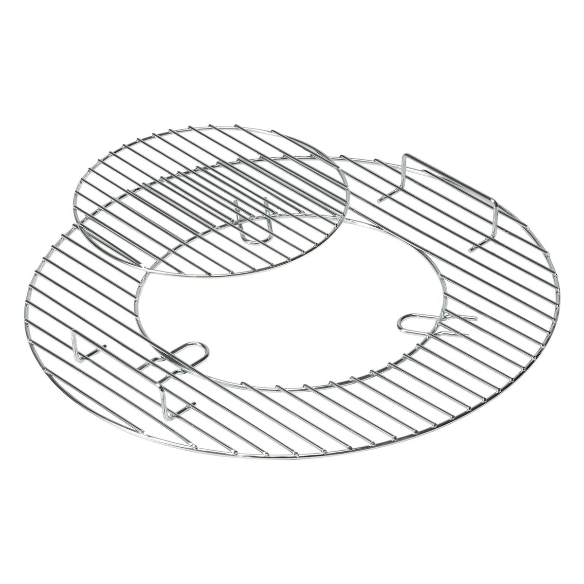 21 Inch Cooking Grate for 21 inch Kettle Grill, Round Replacement Charcoal Grates, Iron Gas Grill Replacement Parts for Outdoor Cooking, Barbecue Camping, Picnic, Patio and Backyard, Silver