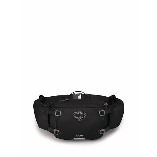 Osprey Savu 5L Biking Waist Pack for Men and Women, Black