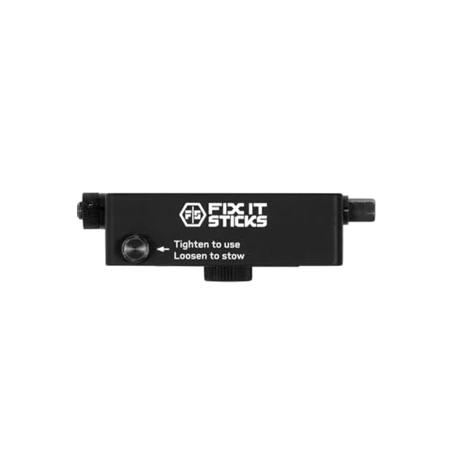 Fix It Sticks Field Pistol Sight Tool - Durable Compact Portable Easy-to-Use Gun Sight Tool with Laser Engraved Scale for Precise Range Adjustments - Fits Polymer Dovetail Style Rear Sights