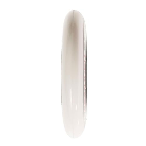 Rollerblade Unisex - Adult Hydrogen 125/85A (6 Pieces) 6 Inline Skate Wheels, White, 125 mm/85A