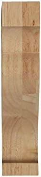 Ekena Millwork CORW02X05X08RKAL Mini Rockport Wood Corbels, 1 3/4"W x 5"D x 8"H, Alder