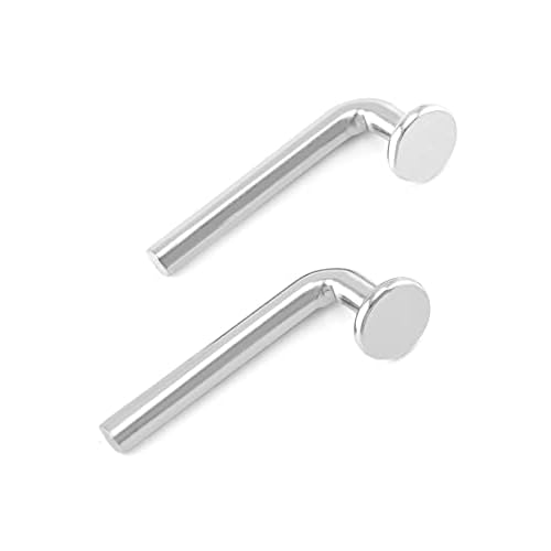 QWORK Pallet Rack Drop Pin, 50 Pcs M8x57mm Accessory Shelving System, Heavy Duty J Bolt Safety Universal Pins, Cross Beam Locker Drop Pin for Warehouse, Home