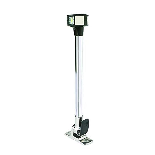 attwood 7812-S-7 Lightarmor Folding 12-Inch LED 3 Nautical Mile Masthead/Anchor Light, Silver