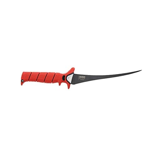 BUBBA Multi-Flex Interchangeable Blade Kit, with Non-Slip Grip Handle, 2 Ti-Nitride S.S. Coated Non-Stick Blades and Case for Fishing