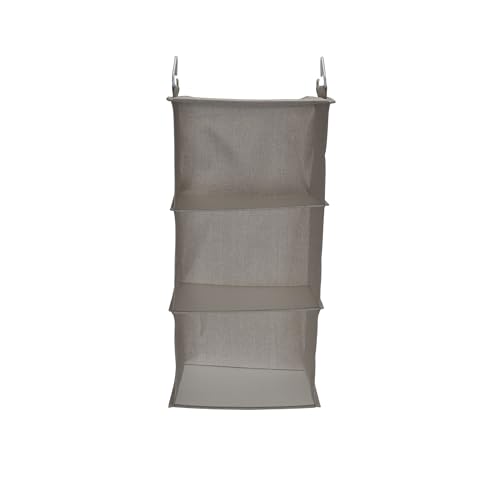 Household Essentials 3 Shelf Hanging Closet Organizer - color: Silver