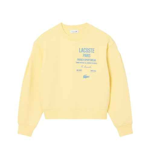Lacoste womens Heritage Crew Neck Sweatshirt