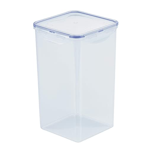LOCK & LOCK Easy Essentials Food lids/Pantry Storage/Airtight containers, BPA Free, Square-16.9 Cup-for Chips, Clear (Pack of 3) - size: 16.9 Cup (Pack of 3)