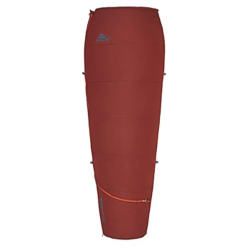 Kelty Rambler 50 Degree Synthetic CloudLoft Insulated Sleeping Bag, Unzips Completely to A Blanket, Anti-Snag Zipper & More