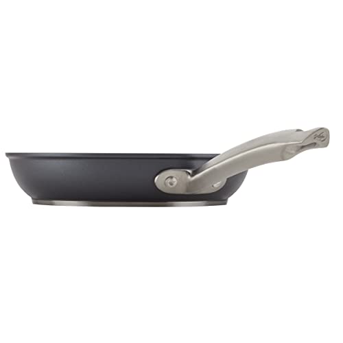 Anolon Accolade Forged Hard Anodized Nonstick Pots & Pans - Induction Cookware Set - 12 Piece - Moonstone Gray