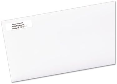 Avery EcoFriendly Recycled Return Address Labels, 1/2" x 1-3/4", White, Permanent Label Adhesive, 8,000 Printable Labels (48467)