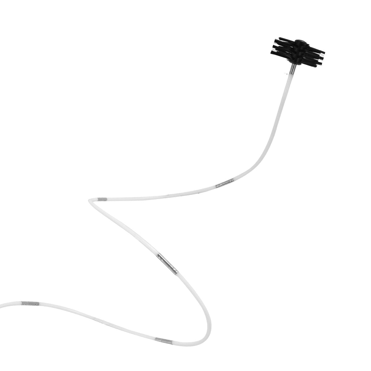 22 Pieces 30 FEET Dryer Vent Cleaner Kit, Include 3 Different Sizes Flexible Lint Trap Brush, Reinforced Nylon Duct Cleaning Dryer Vent Brush, Dryer Cleaning Kit with Clamp Connectors