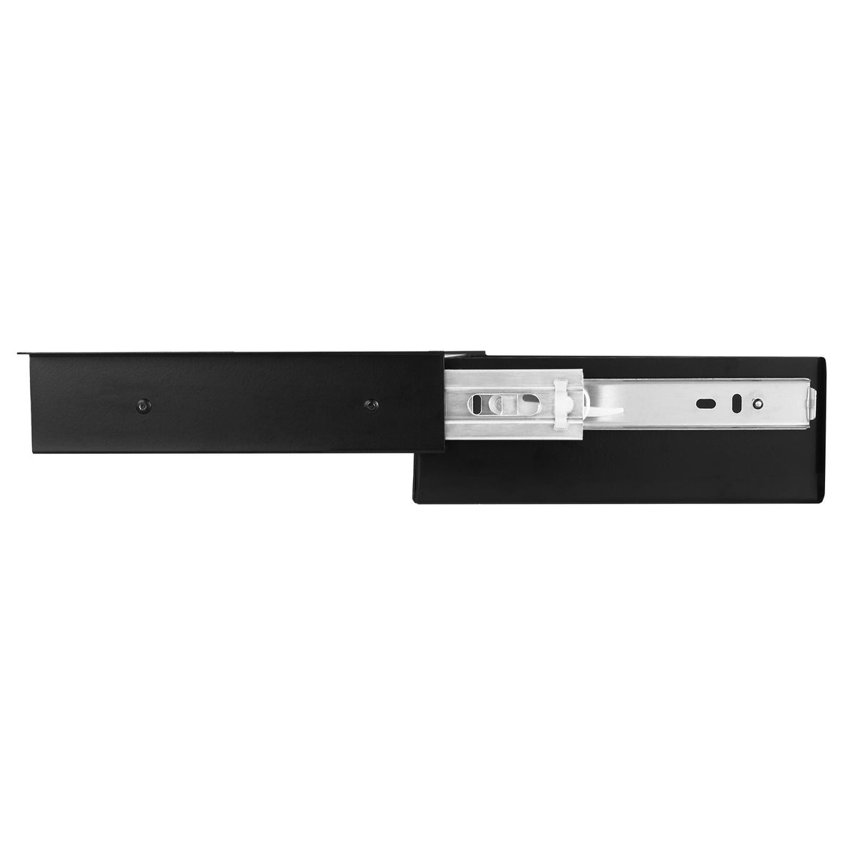 22" Wide Under Desk Drawer Slide Out, Under Desk Mounted Pull-out Drawer Attachment, Hidden Desktop Storage Organizer, Under Table Pencil Drawer for office Home Sit Stand Workstation, 25x9x3 in