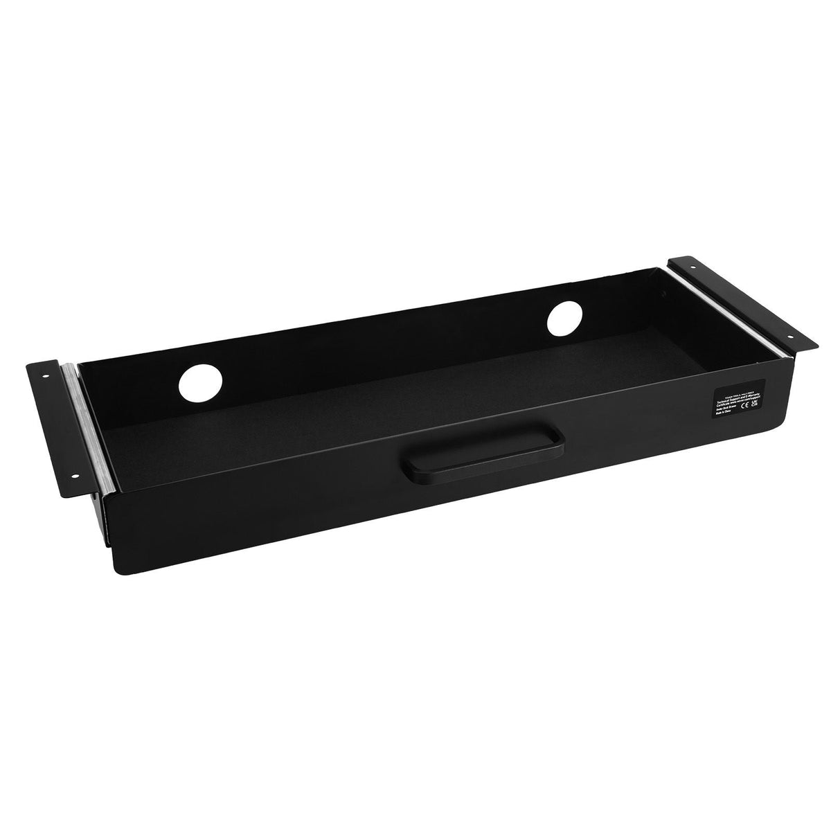 22" Wide Under Desk Drawer Slide Out, Under Desk Mounted Pull-out Drawer Attachment, Hidden Desktop Storage Organizer, Under Table Pencil Drawer for office Home Sit Stand Workstation, 25x9x3 in