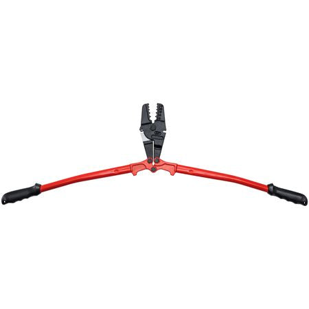 24" Hand Swager Cable Wire Rope Cutter Swage 1/16" 3/32" 1/8" 5/32" 3/16" Aluminum Sleeves Copper