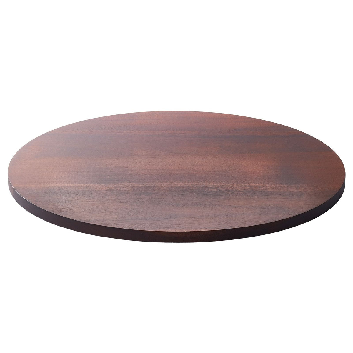 24 in Wood Lazy Susan Turntable, 360° Rotation Round Clear Tabletop Rotating Tray, Acacia Wood Dining Table Centerpiece, Smooth and Silent Spin, for Family Gatherings, Banquets and Weddings