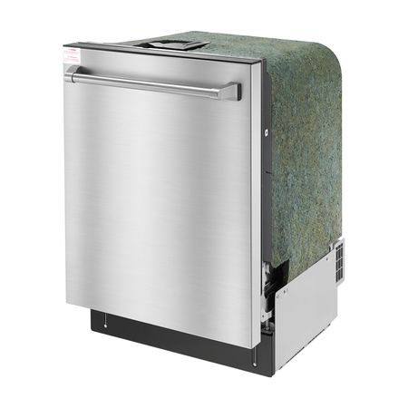24 Inch Built-In Dishwasher, Stainless Steel Tub, 14 Place Settings and 8 Washing Programs, 23.82 x 25.2 x 33.78 Inch Low-Noise Dishwashing Machine with Upper / Lower Racks and Zoned Storage