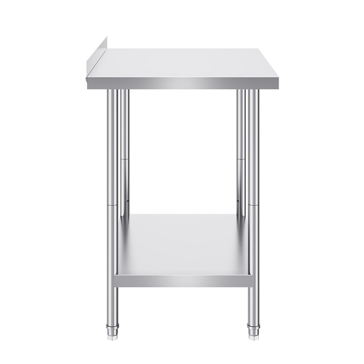 24 x 30 x 36 Inch Stainless Steel Work Table, Commercial Food Prep Worktable Heavy Duty Prep Worktable, Metal Work Table with Adjustable Height for Restaurant, Home and Hotel