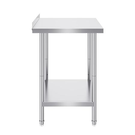 24 x 30 x 36 Inch Stainless Steel Work Table, Commercial Food Prep Worktable Heavy Duty Prep Worktable, Metal Work Table with Adjustable Height for Restaurant, Home and Hotel