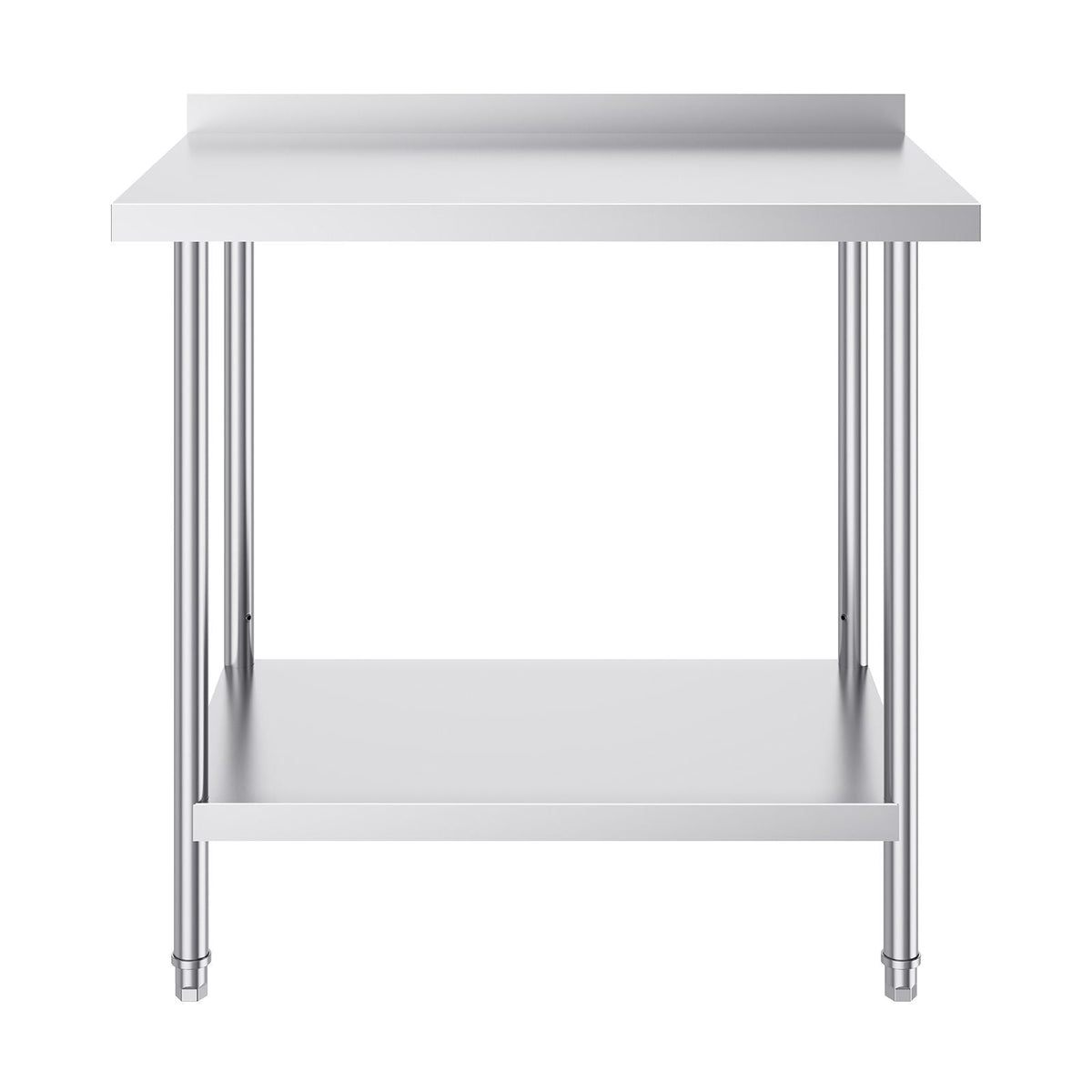 24 x 36 x 36 Inch Stainless Steel Work Table, Commercial Food Prep Worktable Heavy Duty Prep Worktable, Metal Work Table with Adjustable Height for Restaurant, Home and Hotel