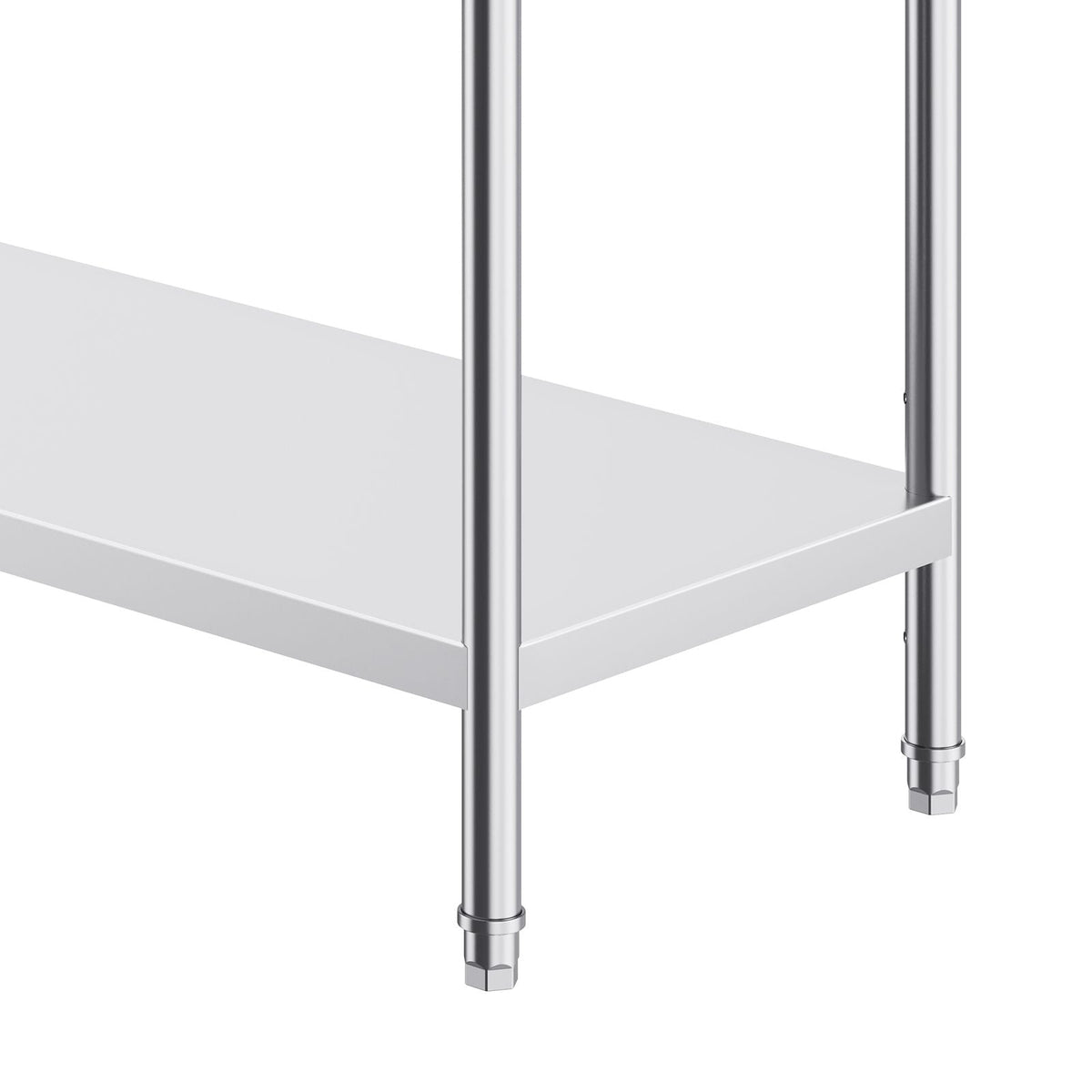 24 x 72 x 36 Inch Stainless Steel Work Table, Commercial Food Prep Worktable Heavy Duty Prep Worktable, Metal Work Table with Adjustable Height for Restaurant, Home and Hotel