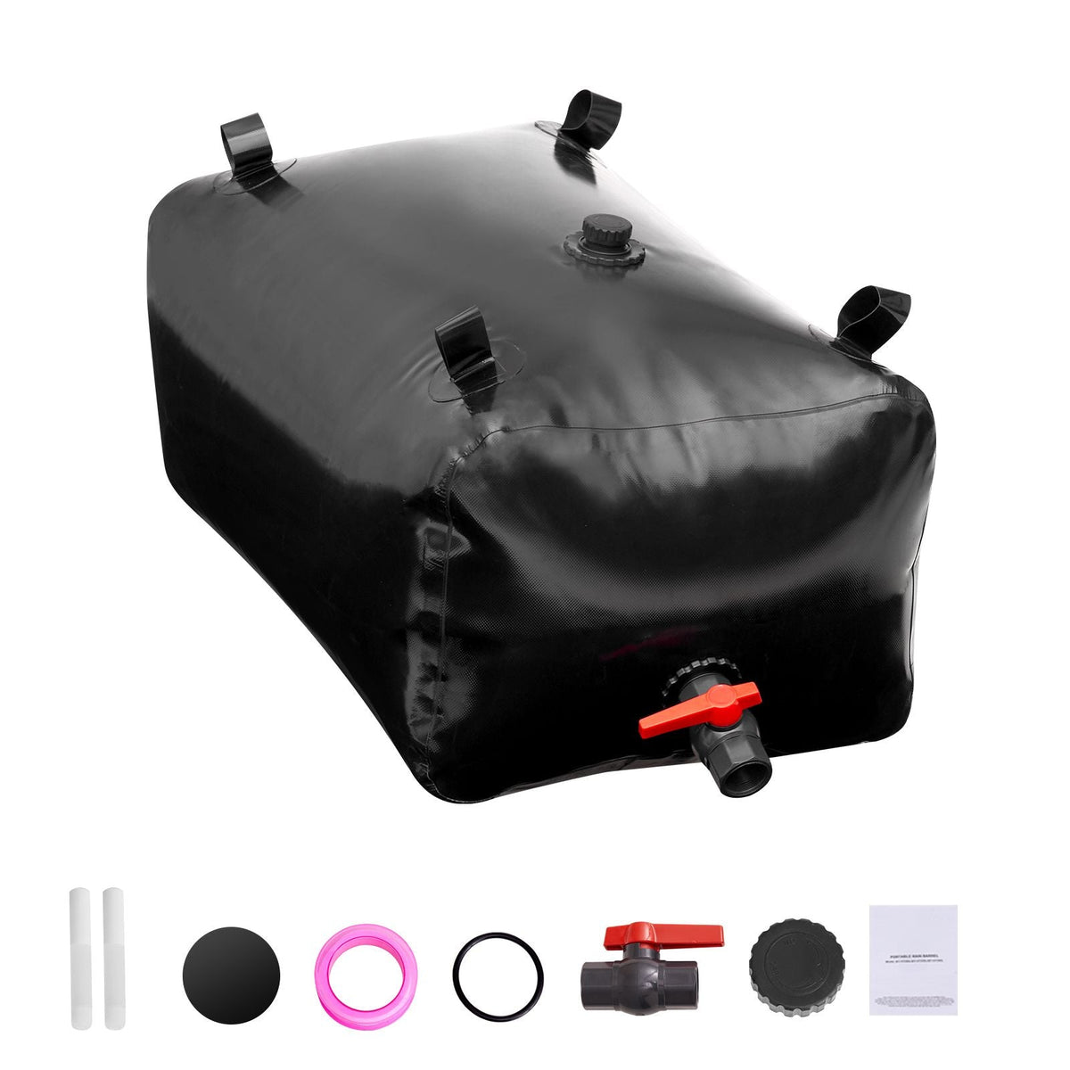 240L/63.4 Gallon Water Storage Bladder, Portable RV Water Tank, 1000D PVC Collapsible Water Storage Containers, Soft Water Storage Bag, Water Bladder, Fire Prevention, Camping, Emergency Water