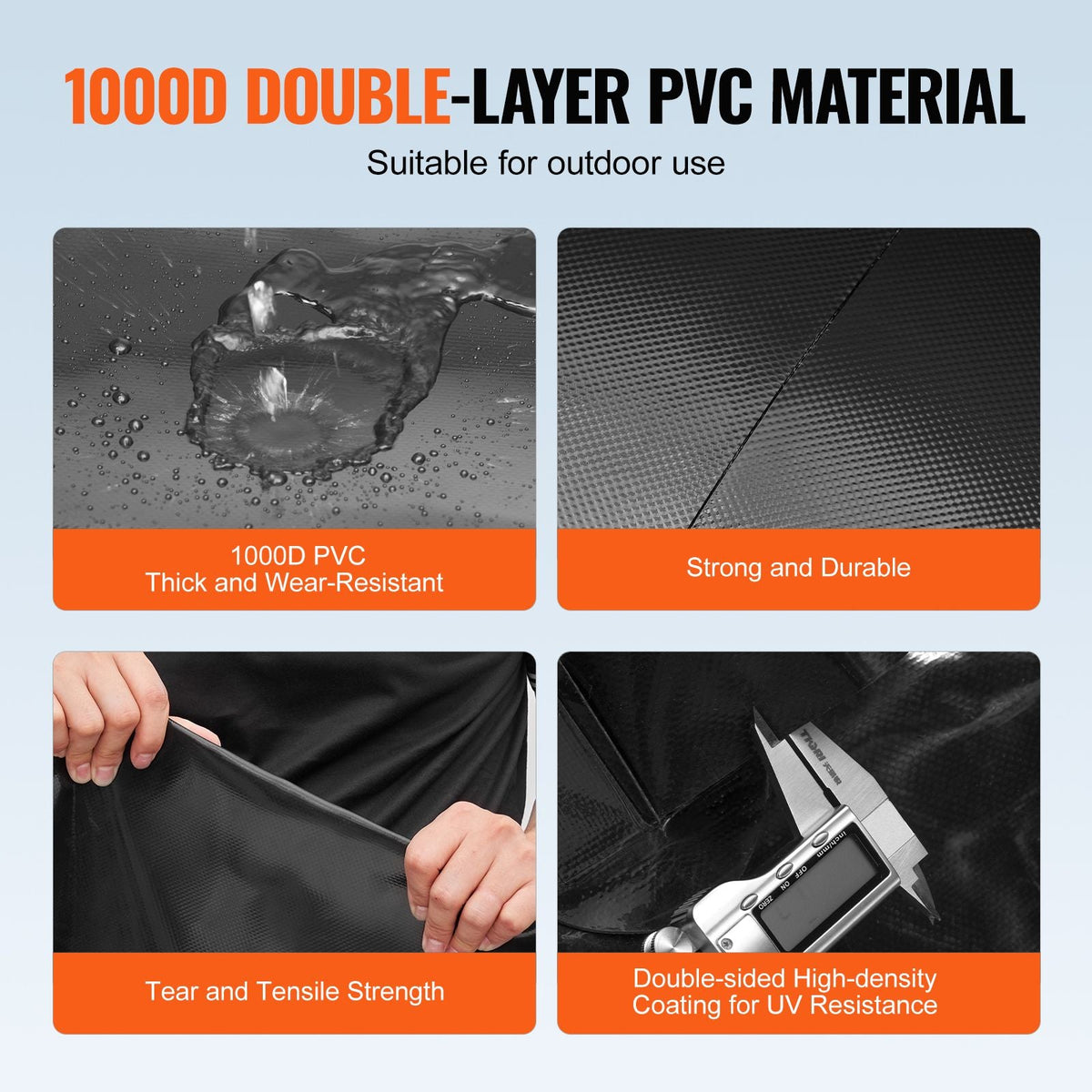 240L/63.4 Gallon Water Storage Bladder, Portable RV Water Tank, 1000D PVC Collapsible Water Storage Containers, Soft Water Storage Bag, Water Bladder, Fire Prevention, Camping, Emergency Water