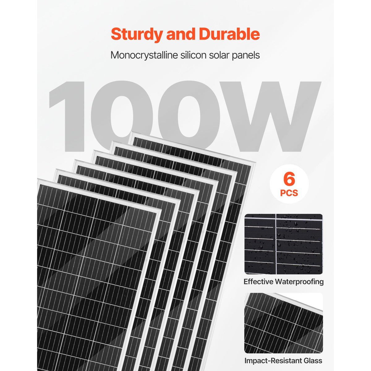 24V 1000W Solar Wind Power Kit, 6*100W Solar Panel + 400W Wind Turbine + 25.6V 100Ah LiFePO4 Battery + 3000W Power Inverter + MPPT Wind/Solar Hybrid Controller for Home Boat Cabin Farm Off-Grid