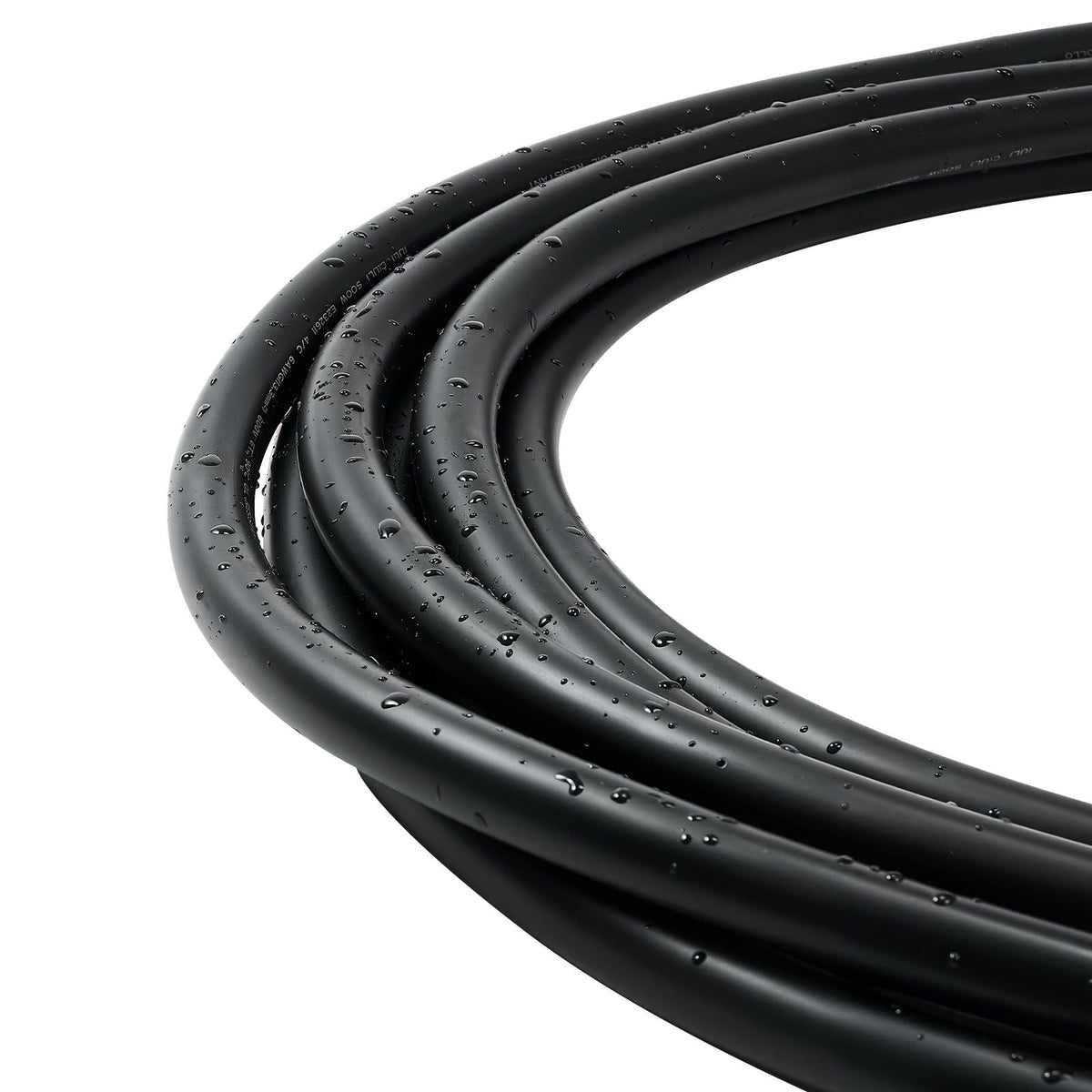 25 FT 6AWG Portable Power Cable (3 Conductor), Heavy Duty 600V SOOW Electrical Power Cable, Industrial Grade Electric Wire, Premium CPE Rubber Jacket, Copper Extension Cord for Welder Machine