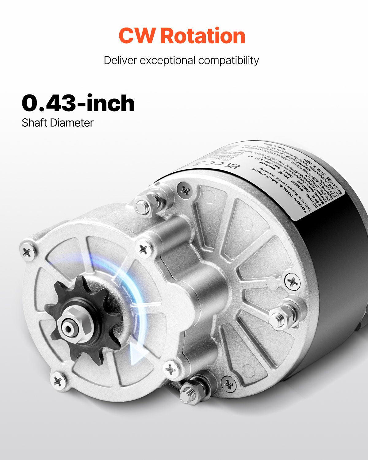 250W Electric Powerful DC Motor Kit - 24V 2700rpm Brushed Motor with Upgraded Speed Controller, Throttle Grip Kit for Go Karts E-Bike Motorcycle Scooter
