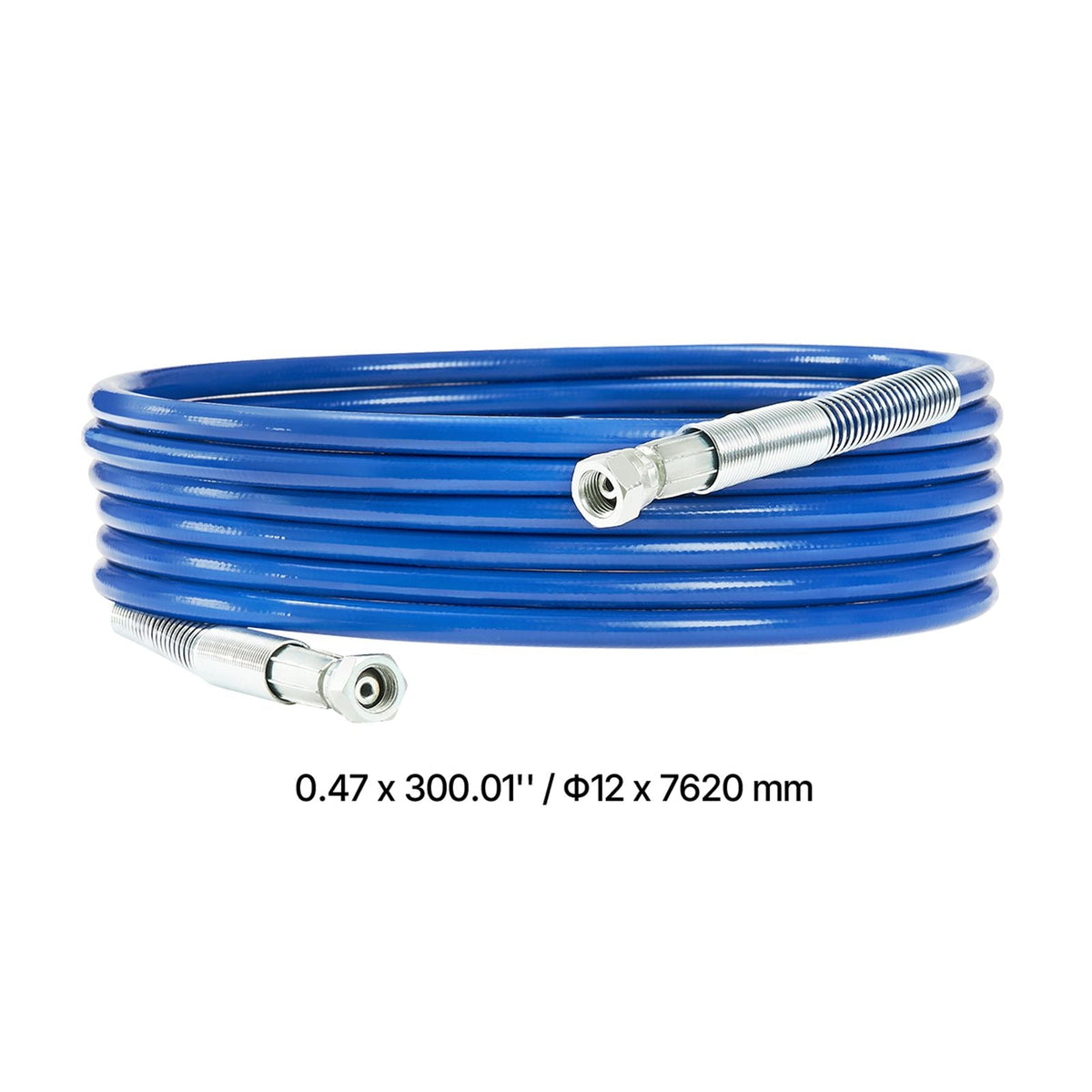 25ft Airless Paint Sprayer Hose, 1/4 in Universal Airless Paint Spray Hose, 4350 PSI High Pressure Flexible Airless Sprayer Hose, Multi-Layer Reinforced Steel Wire Braid Hose for Paint Sprayer