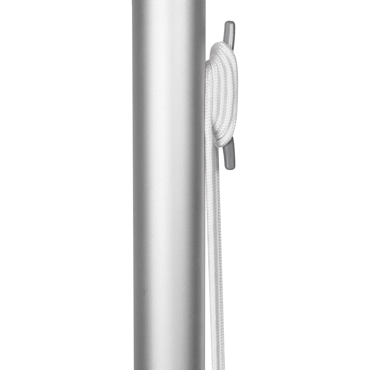 25FT Sectional Flag pole Kit, Heavy Duty Aluminum Alloy in Ground Flag poles for Outside, 3 Display Modes Flagpole with 3x5 American Flag, Professional Accessories, Silver