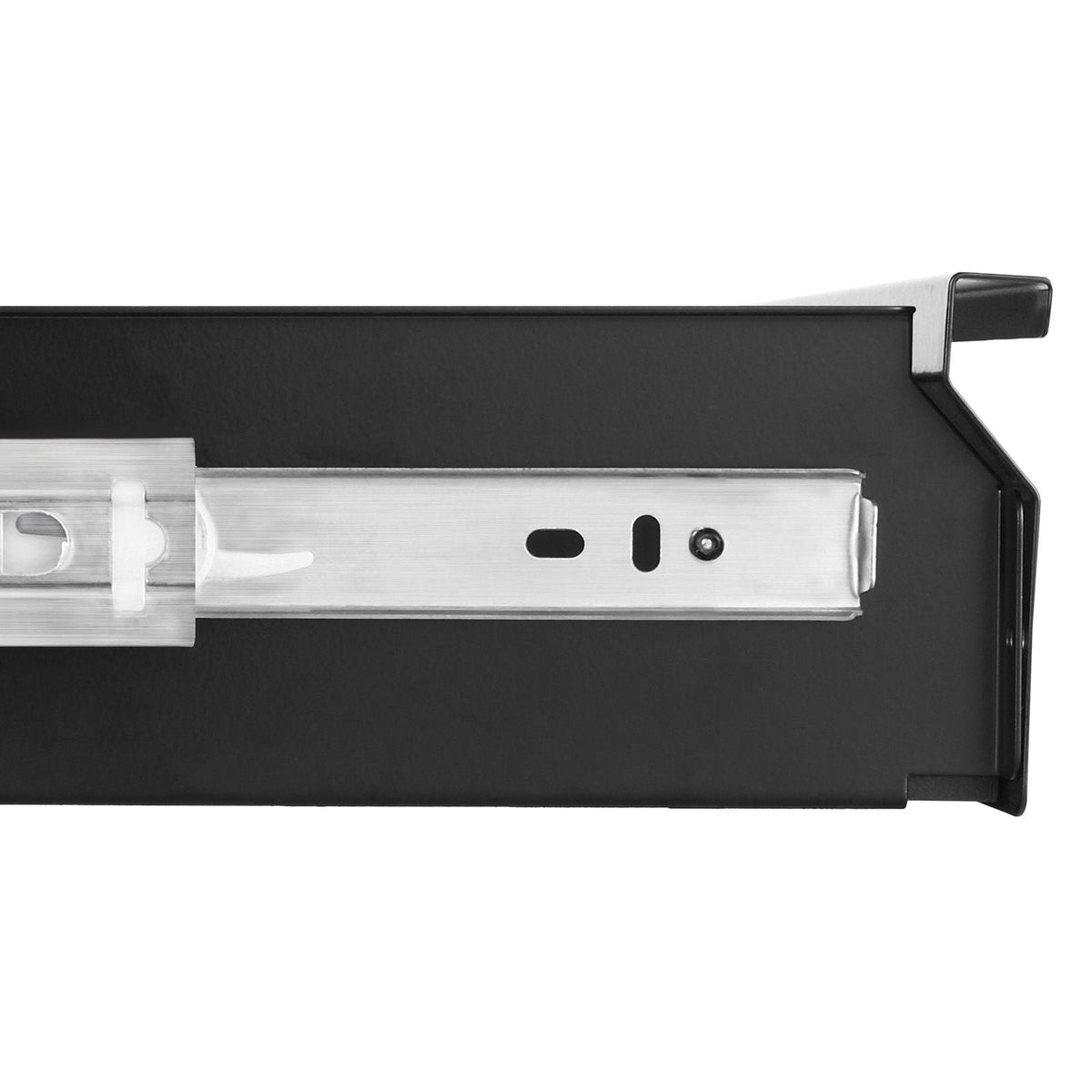 26" Wide Under Desk Drawer Slide Out, Under Desk Mounted Pull-out Drawer Attachment, Hidden Desktop Storage Organizer, Under Table Pencil Drawer for office Home Sit Stand Workstation, 29x9x4 in