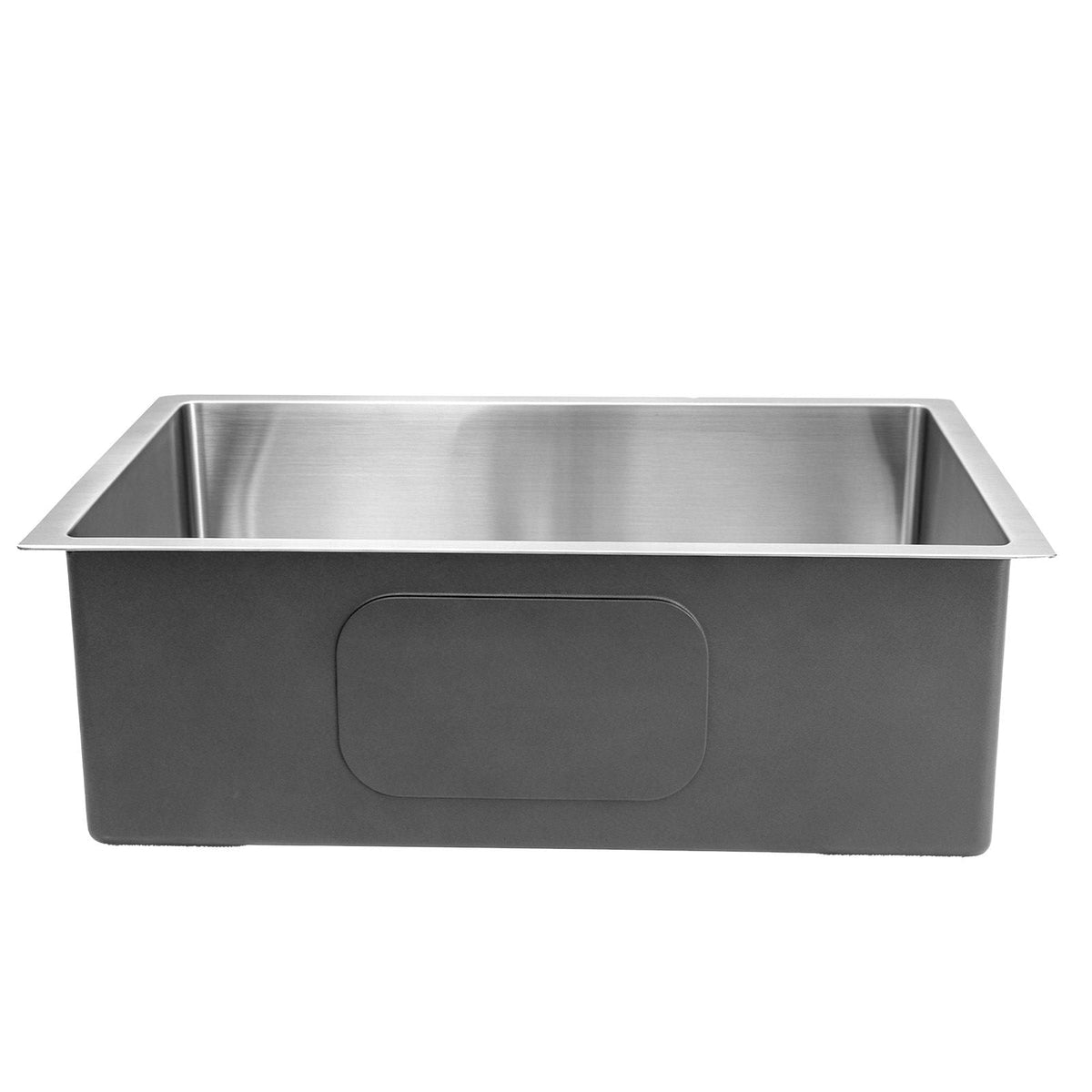 27-inch Kitchen Undermount Single Bowl Sinks, Stainless Steel Drop-In Farmhouse Basin with Accessories, Household Dishwasher Sinks for RV, Prep Kitchen, Laundry Room, Bar