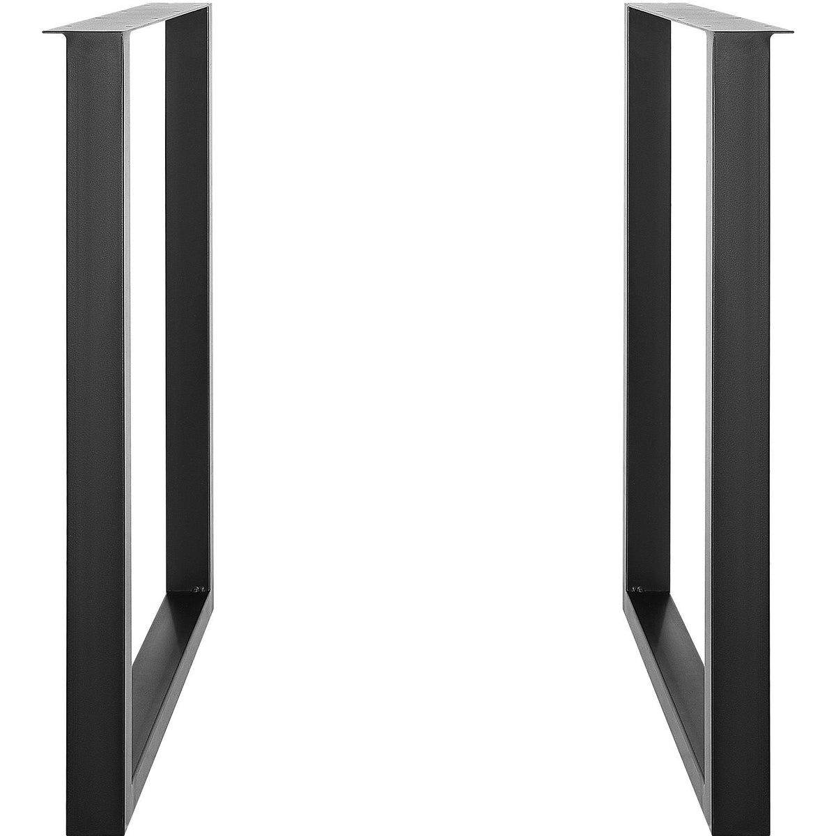 28 Inch Adjustable Furniture Legs, Square Reinforced Steel Office Table legs Set of 2 for DIY, Max Load 1000 lbs Heavy Duty Desk Legs, Quick Instalation & Rich Accessories Legs Black