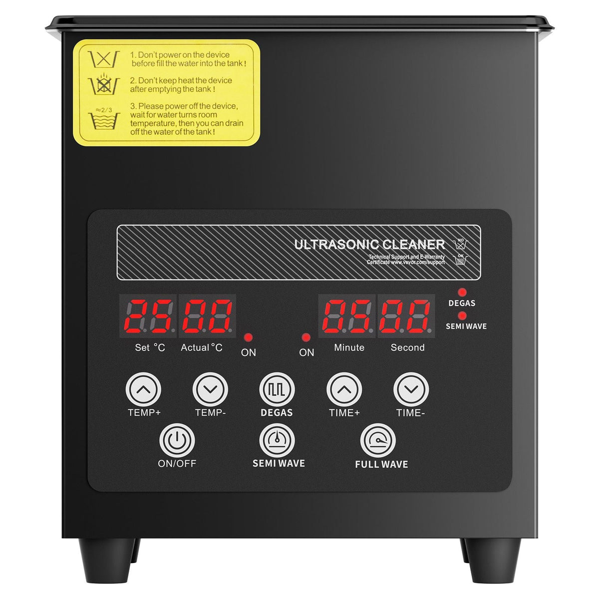 2L Ultra Sonic Cleaner, 60W Digital Sonic Cleaning Machine with Gentle Mode & Upgraded Degassing, 40kHz Ultrasound Cleaner Machine with Heater & Timer for Jewelry, Glasses, Tools, Retainer