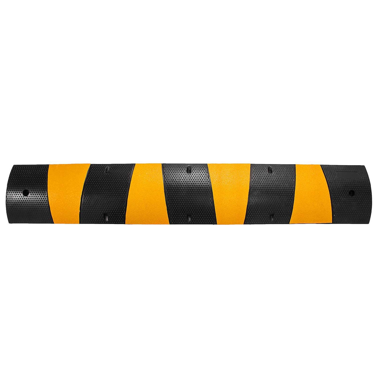 2pcs 6 Feet Rubber Speed Bump Driveway Modular Heavy Duty Speed Bumps 72.4 x 12 x 2.4 Inch Cable Protector Ramp for Garage Gravel Roads Asphalt Concrete