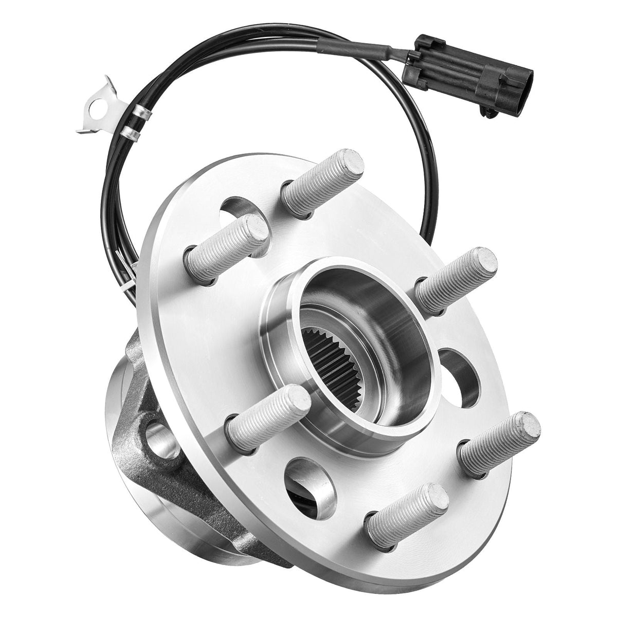 2PCS Front Wheel Bearing & Hub Assembly Fit for 1999-2000 Cadillac Escalade 1995-1999 Chevrolet Tahoe GMC Yukon K1500 Suburban OEM 515024, 6 Lugs with ABS Sensor, Wheel Bearing Hub Assembly Set