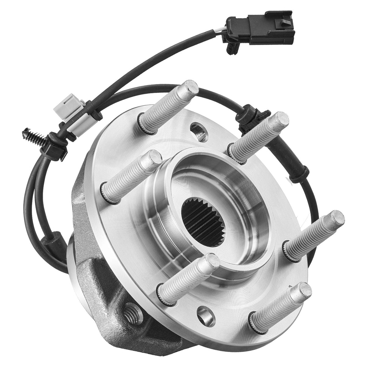 2PCS Front Wheel Bearing & Hub Assembly Fit for 2004-2007 Buick Rainier 2003-2006 Chevy SSR 2002-2009 GMC Envoy 2005-2009 Saab 9-7X OEM 513188, Wheel Bearing Hub Assembly Set with ABS Sensor