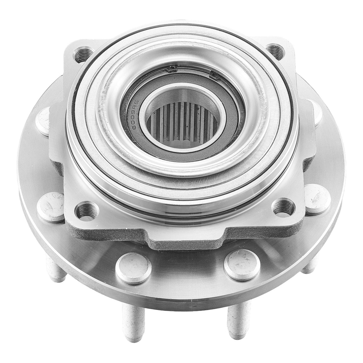 2PCS Front Wheel Bearing & Hub Assembly Fit for 2016 Ford F-250 Super Duty Base King Ranch Lariat Platinum XL Crew Cab Pickup 4-Door OEM 515130, Wheel Bearing Hub Assembly Set with ABS Sensor