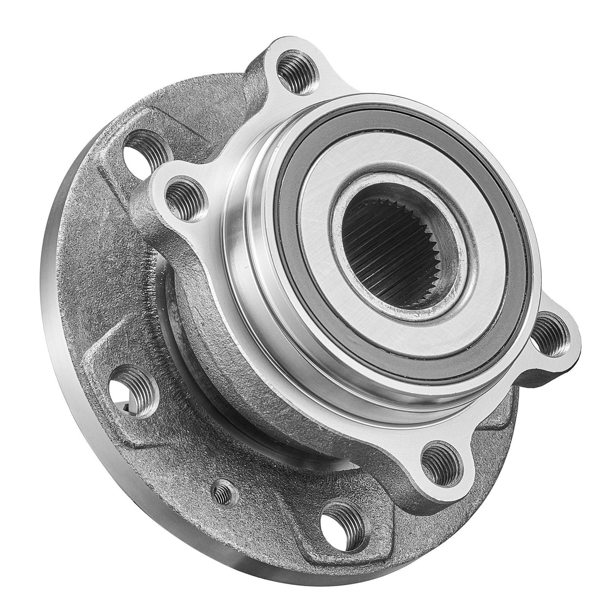 2PCS Front Wheel Bearing & Hub Assembly Fit for 2018 Audi Q3 Komfort Premium Plus Sport Utility 4-Door Volkswagen Beetle Coast Convertible 2-Door 2.0L OEM 513253, Wheel Bearing Hub Assembly Set