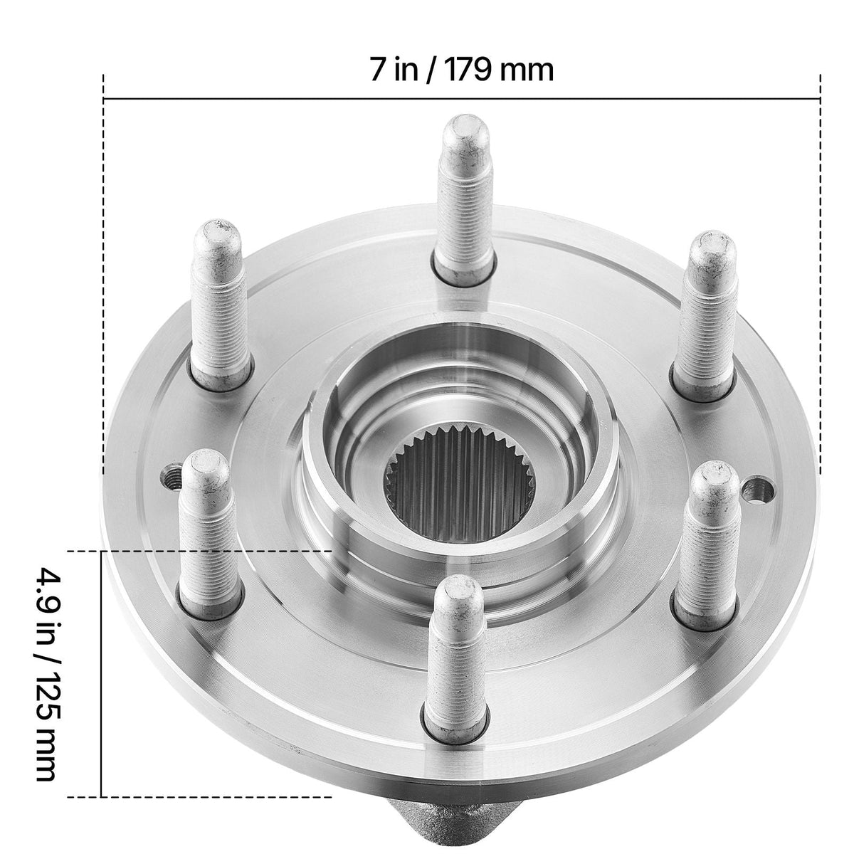 2PCS Front Wheel Bearing & Hub Assembly Fit for 2020 Cadillac Escalade Base Platinum Premium Luxury Sport Utility Chevy Suburban LS LT OEM 515160, Wheel Bearing Hub Assembly Set with ABS Sensor
