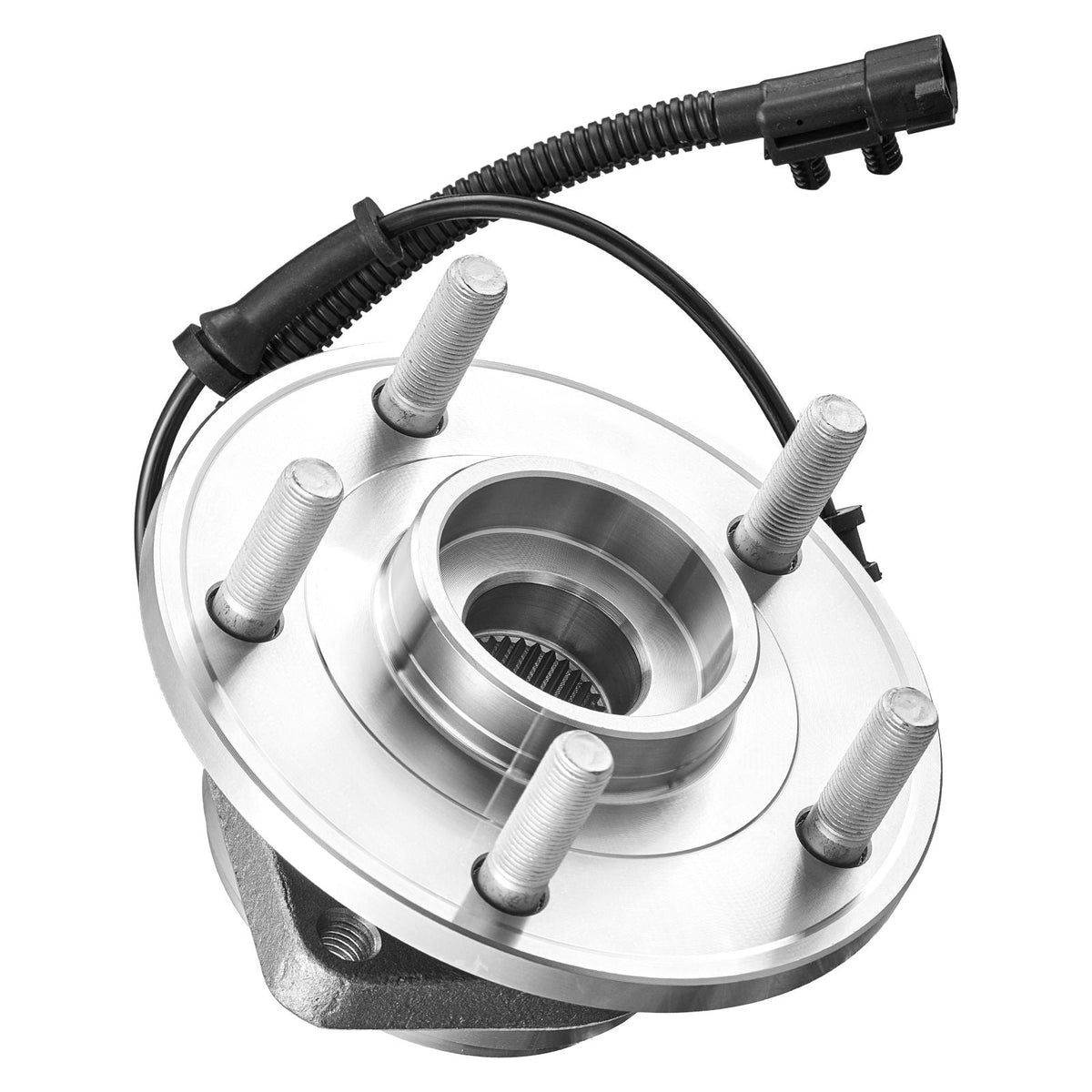 2PCS Front Wheel Bearing & Hub Assembly Fit for Jeep Wrangler 2010 Islander 2016 Rubicon Sahara 75th Anniversary Sport Utility OEM 513272, 5 Lugs with ABS Sensor, Wheel Bearing Hub Assembly Set