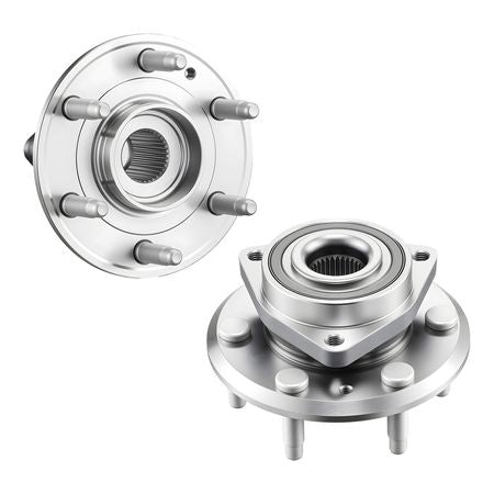 2PCS Front/Rear Wheel Bearing & Hub Assembly Fit for 2016-2017 Buick Enclave Convenience Leather Premium Sport Utility Chevy Traverse LS GMC Acadia OEM 513277, Wheel Bearing Hub Assembly Set